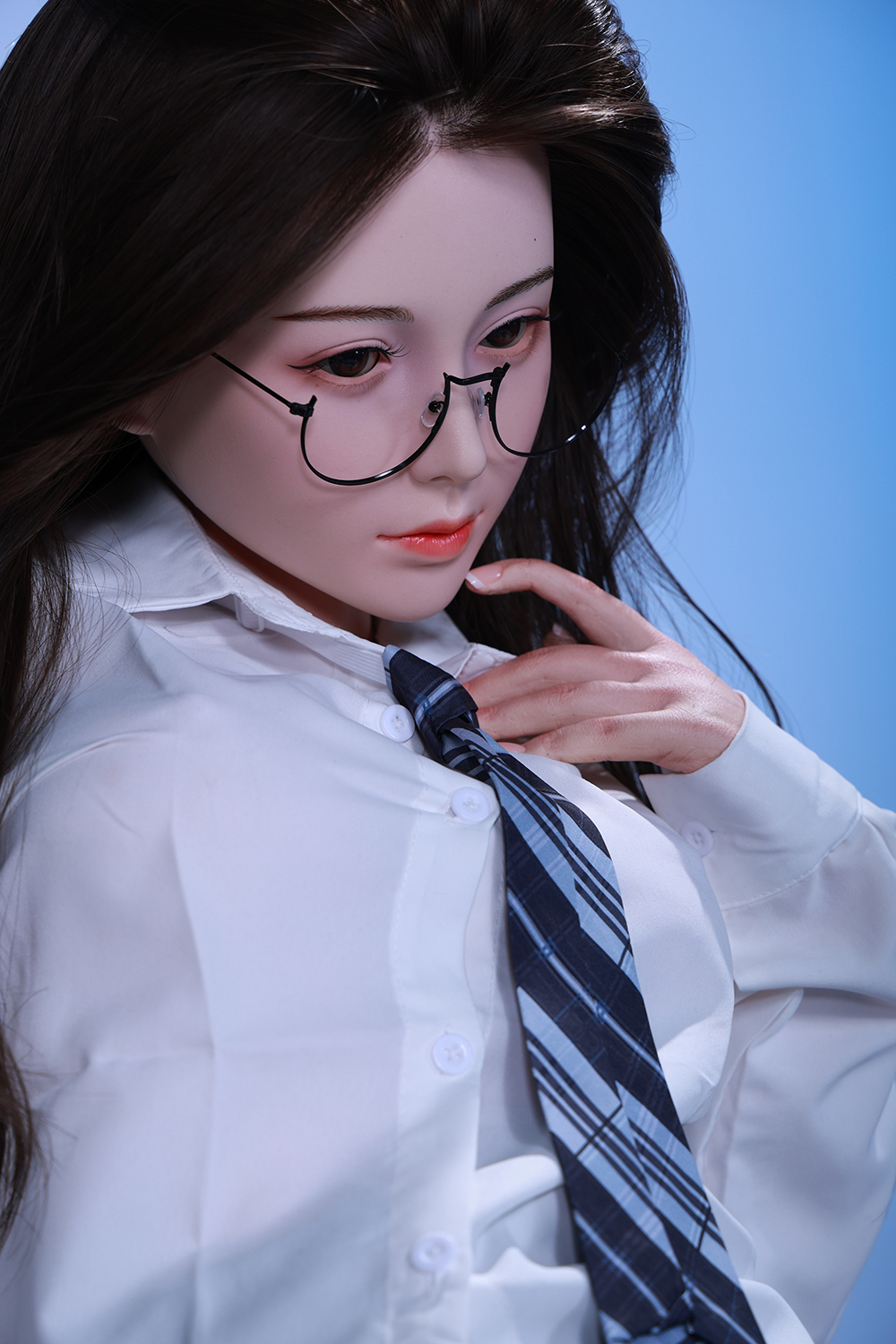 168cm D-Cup Silicone Sex Doll - Anon | School Girl Cosplay, Realistic Silicone Features