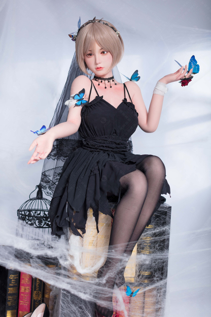 150cm C-Cup Silicone Life Size Waifu Silver Hair Sex Doll - Ilowen for Sale | DollsLover Official Store | Qita Doll
