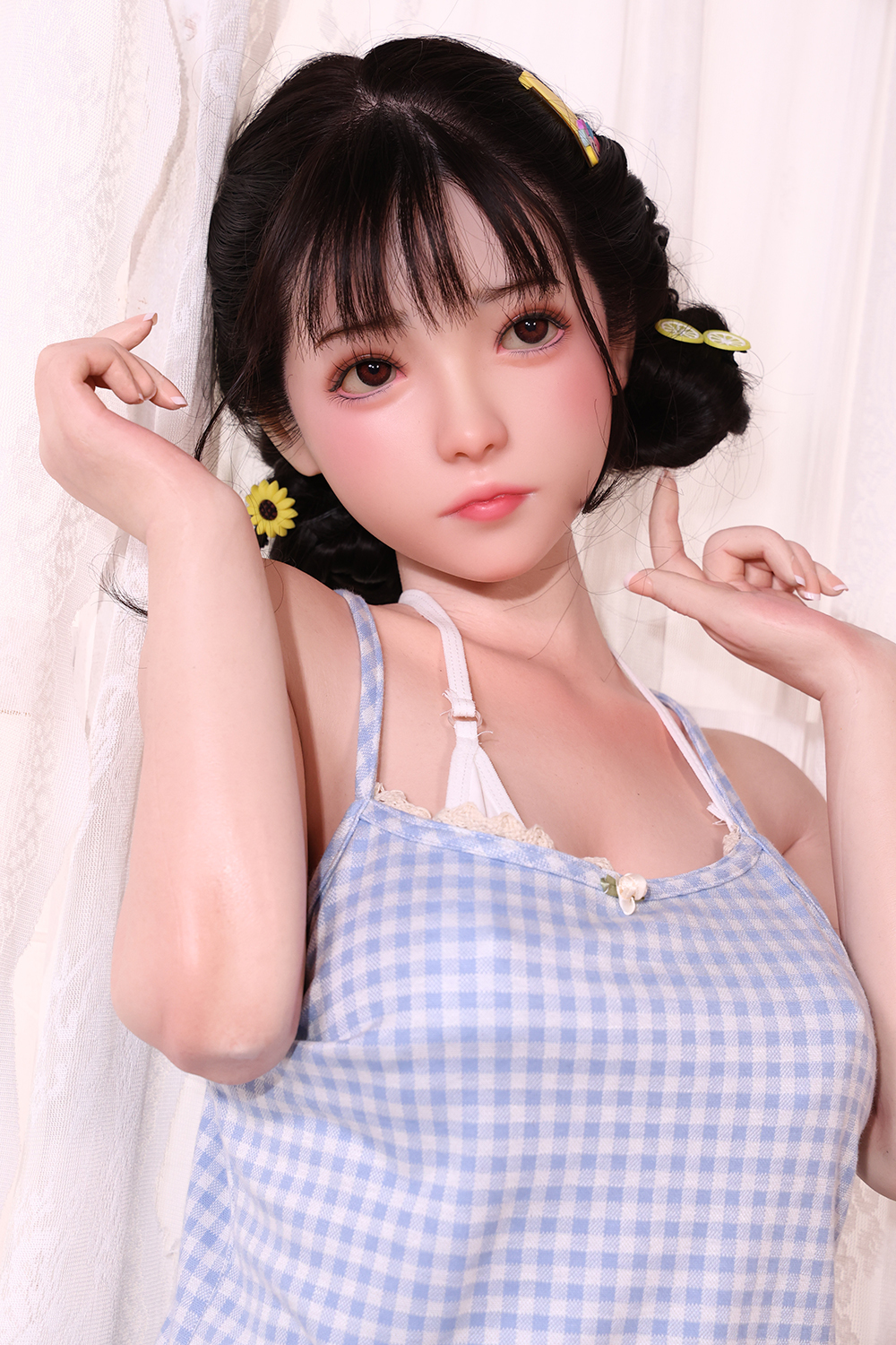 150cm C-Cup Silicone Sex Doll - Xendria Silicone Love Doll with Plus Size Options