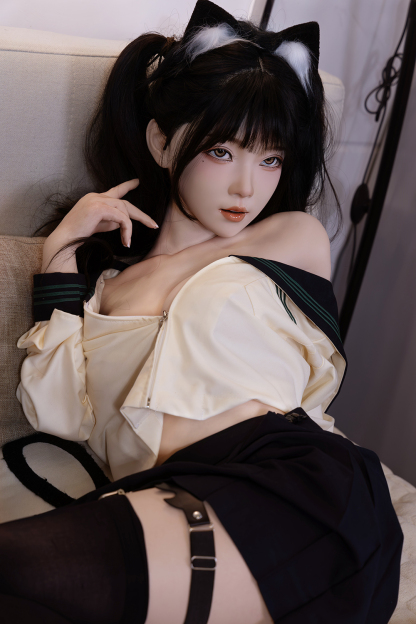 150cm C-Cup Silicone Luxury Cosplay Black Hair Sex Doll - Brelissa for Sale | DollsLover Official Store | Qita Doll
