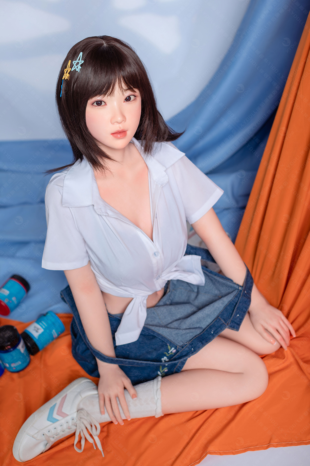 150cm C-Cup Silicone Sex Doll - Ivalise Life-Size Silicone Sex Doll with Natural Curves