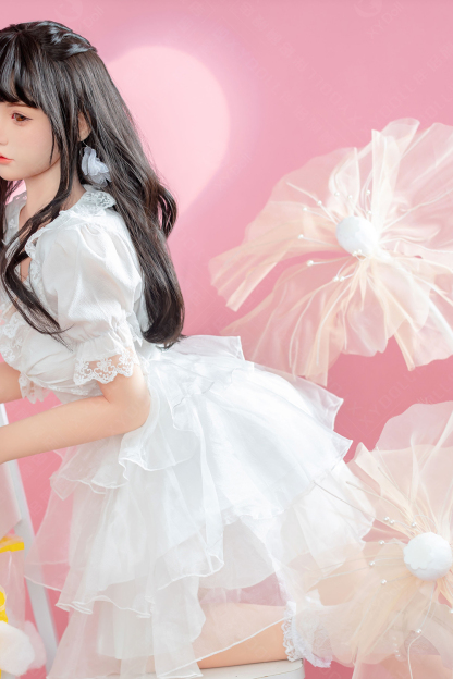 150cm C-Cup Silicone Lifelike Sweet Black Hair Sex Doll - Jaelith for Sale | DollsLover Official Store | Qita Doll
