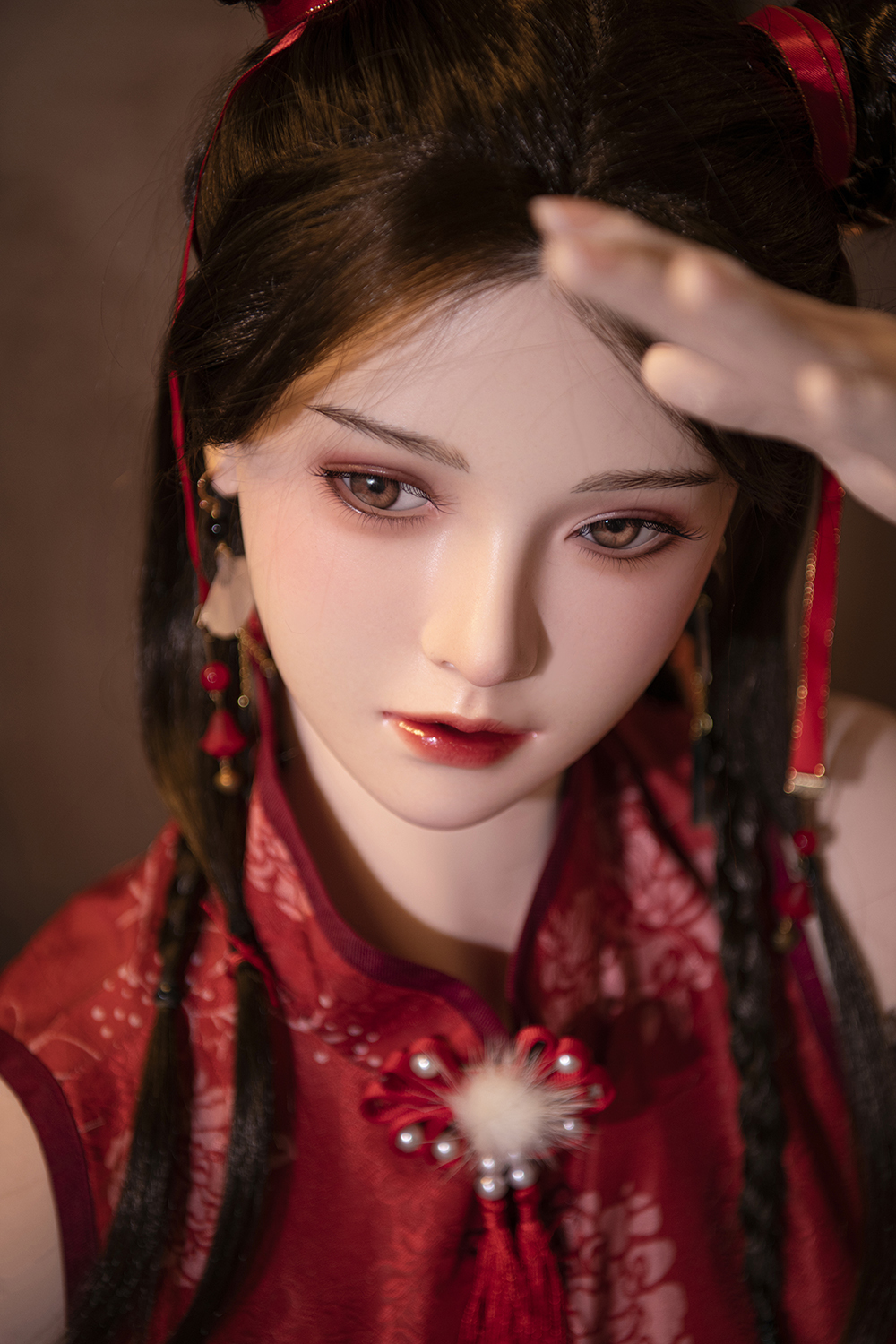 158cm D-Cup Silicone Sex Doll - Caelira Voluptuous Silicone Sex Doll with Ultra-Lifelike Body