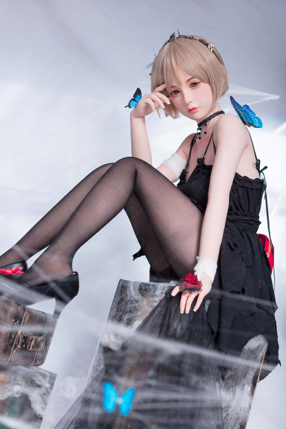 150cm C-Cup Silicone Life Size Waifu Silver Hair Sex Doll - Ilowen for Sale | DollsLover Official Store | Qita Doll
