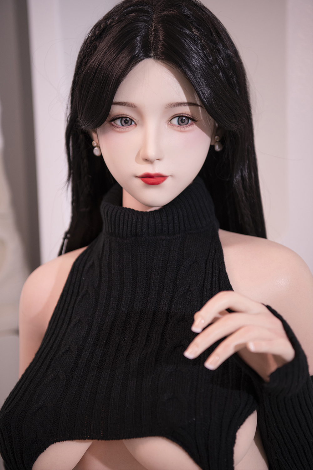 158cm D-Cup Silicone Sex Doll - Auvia Slim Silicone Love Dolls for Easy Handling