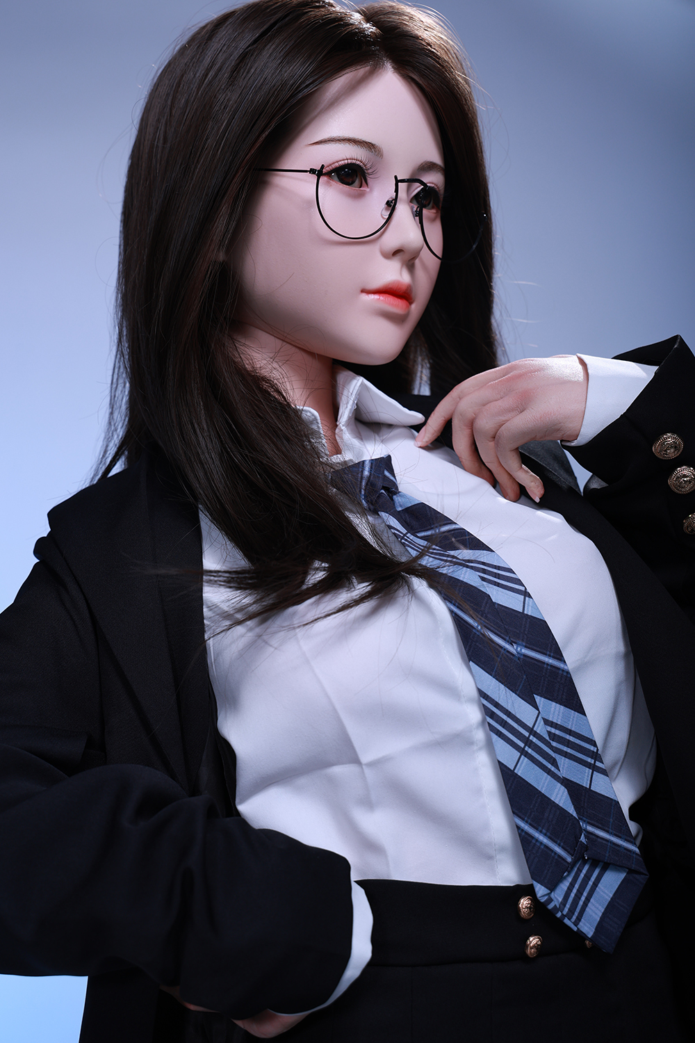 168cm D-Cup Silicone Sex Doll - Anon | School Girl Cosplay, Realistic Silicone Features