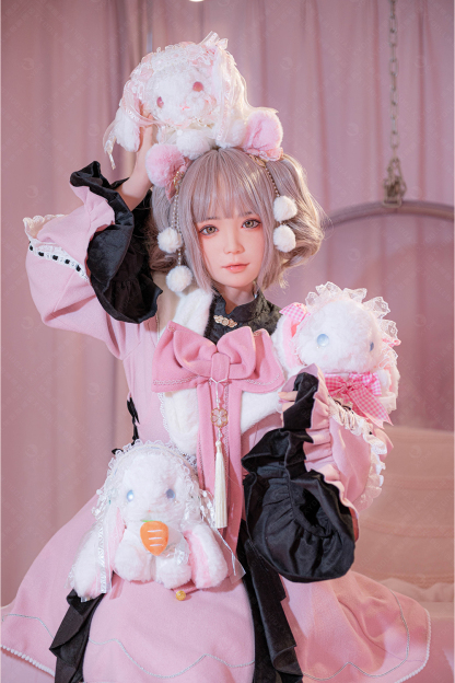 150cm C-Cup Silicone Lifelike Cosplay Pink Hair Sex Doll - Serina for Sale | DollsLover Official Store | Qita Doll
