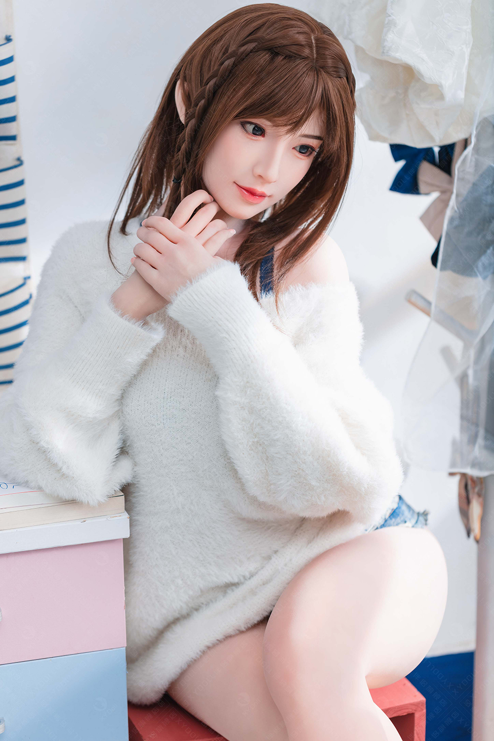 157cm A-Cup Silicone Sex Doll - Lyssira Ultra-Soft Silicone Doll for Tender Embrace