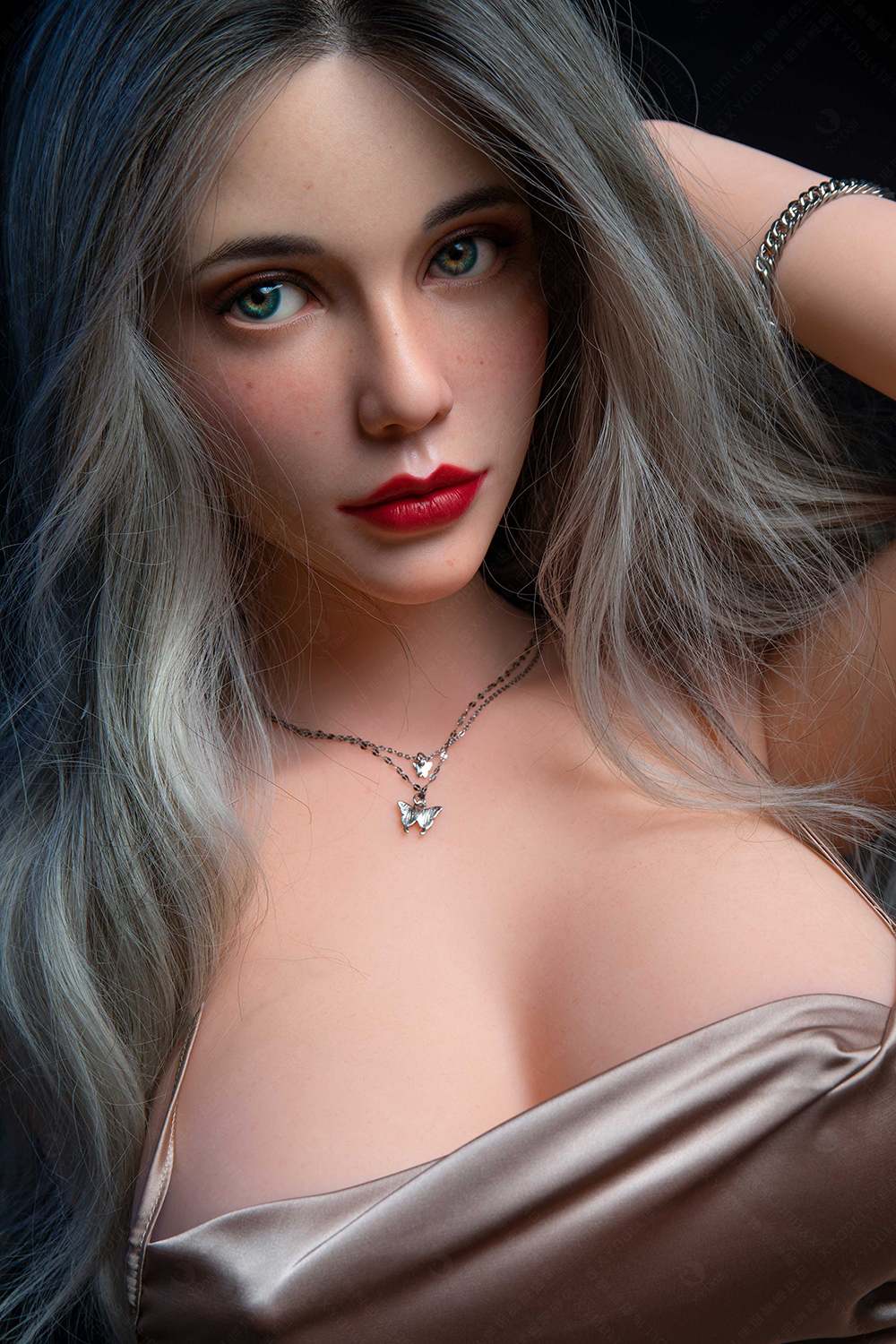 158cm D-Cup Silicone Sex Doll - Heiryn Touchable Realistic Silicone Doll with Premium Softness