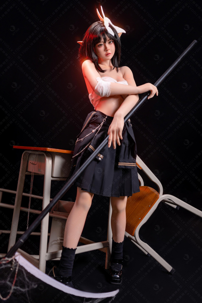 150cm  Silicone Realistic Cute Black Hair Sex Doll - Kaevira for Sale | DollsLover Official Store | Qita Doll
