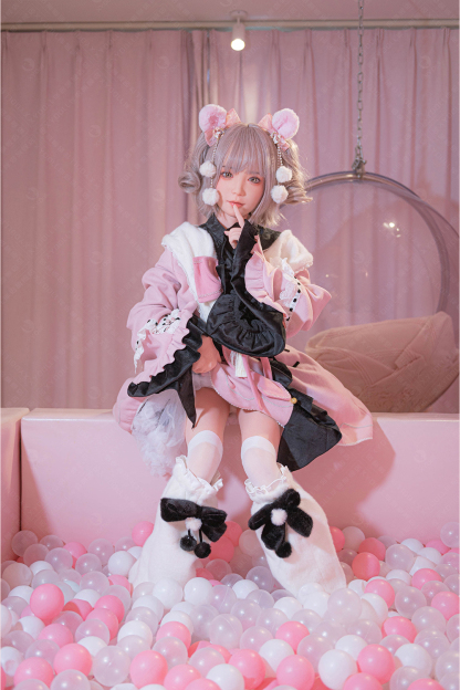 150cm C-Cup Silicone Lifelike Cosplay Pink Hair Sex Doll - Serina for Sale | DollsLover Official Store | Qita Doll
