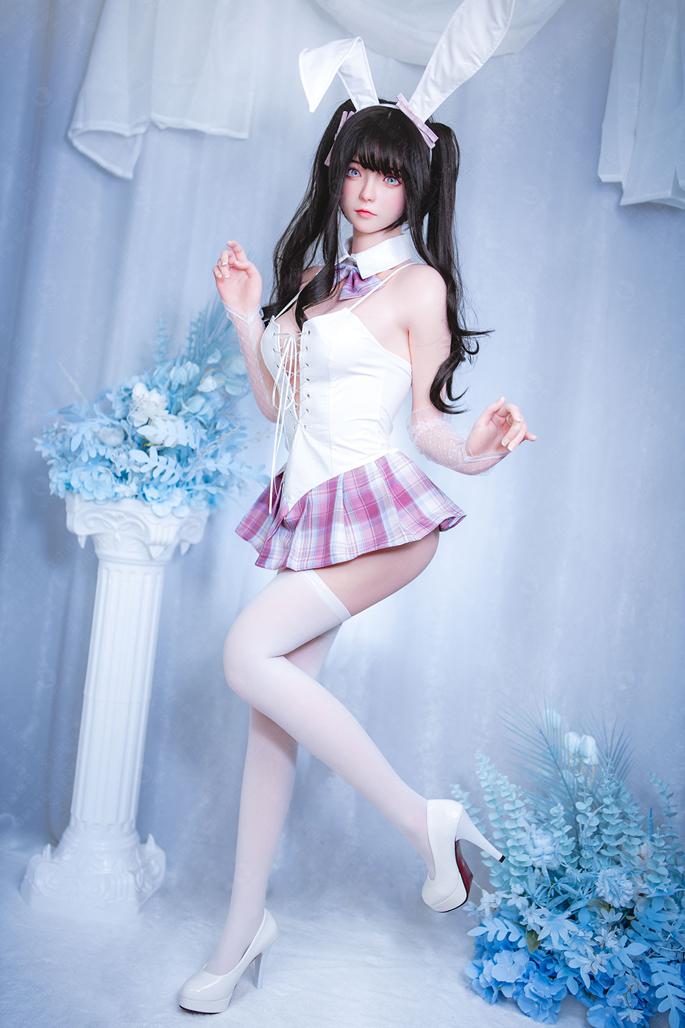 158cm D-Cup Silicone Sex Doll - Cassaria Soft Silicone Sex Doll with Skin-Like Touch Sensation