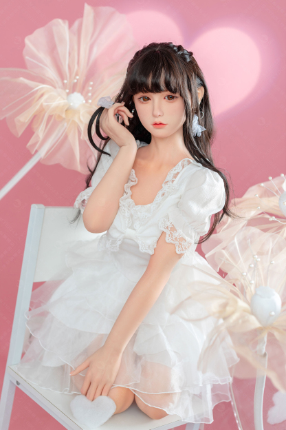 150cm C-Cup Silicone Lifelike Sweet Black Hair Sex Doll - Jaelith for Sale | DollsLover Official Store | Qita Doll
