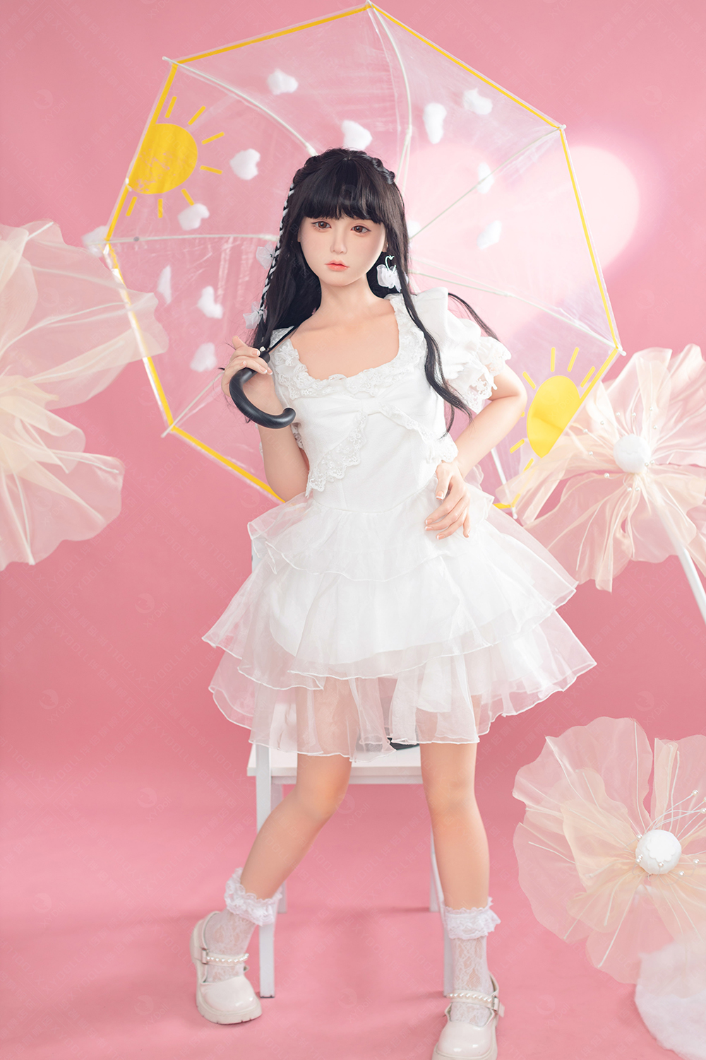 150cm C-Cup Silicone Sex Doll - Jaelith Petite Silicone Love Doll for Compact Storage