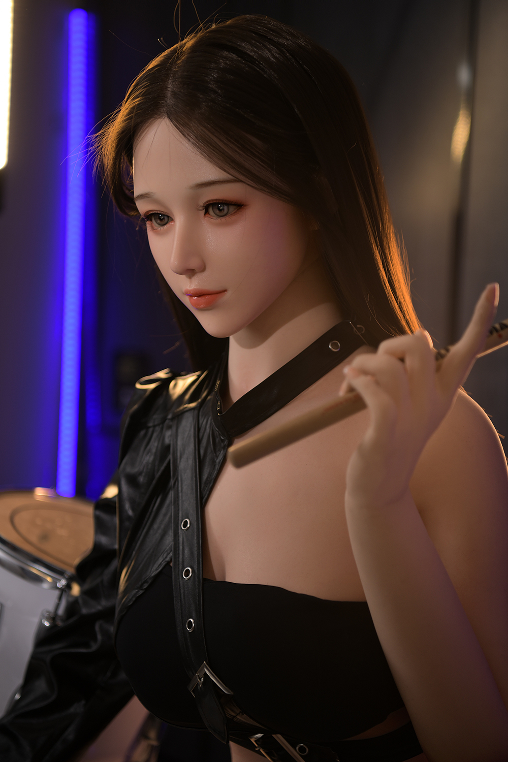 168cm D-Cup Silicone Sex Doll - Vania | Band Girl Cosplay, Realistic Silicone Craftsmanship