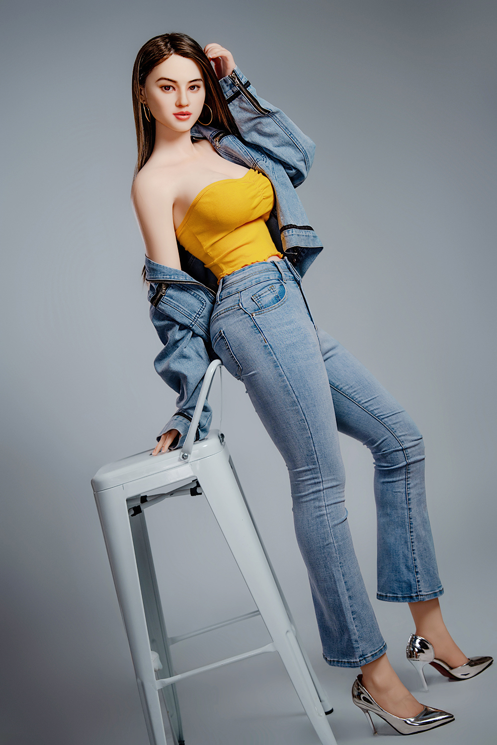 165cm C-Cup Silicone Sex Doll - Sylendra