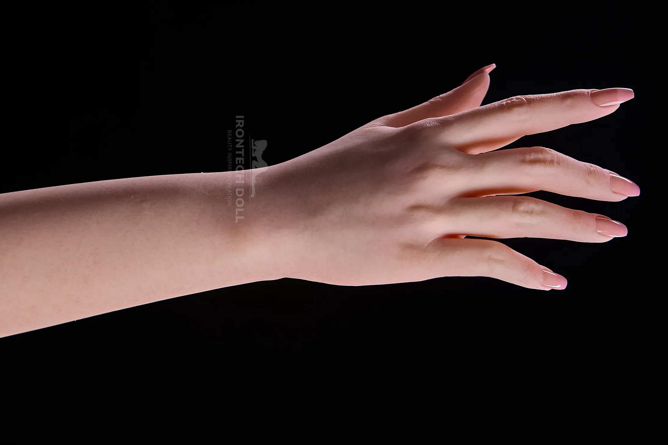 realistic silicone doll hand no seam close up