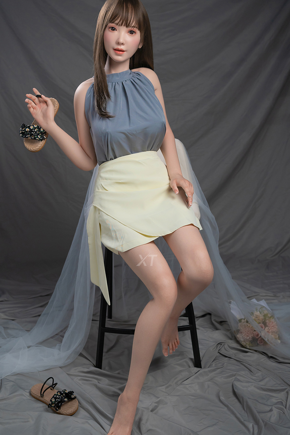 163cm F-Cup Silicone Sex Doll - Orletta Premium Silicone Sex Doll with Skin-Like Texture