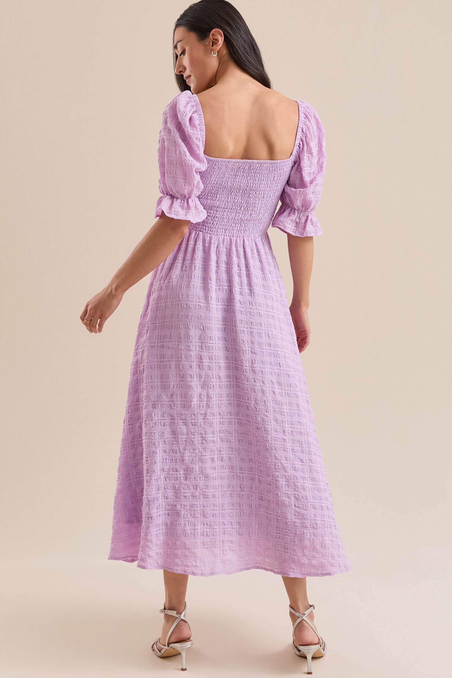 Altar'd State Mylee Textured Midi Dress