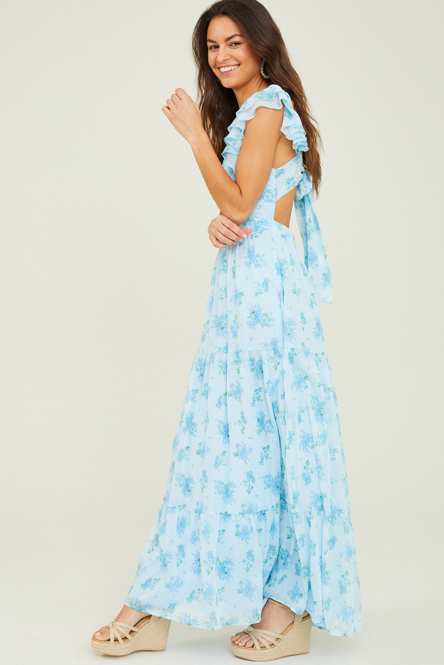 Altar'd State Lotte Floral Maxi Dress