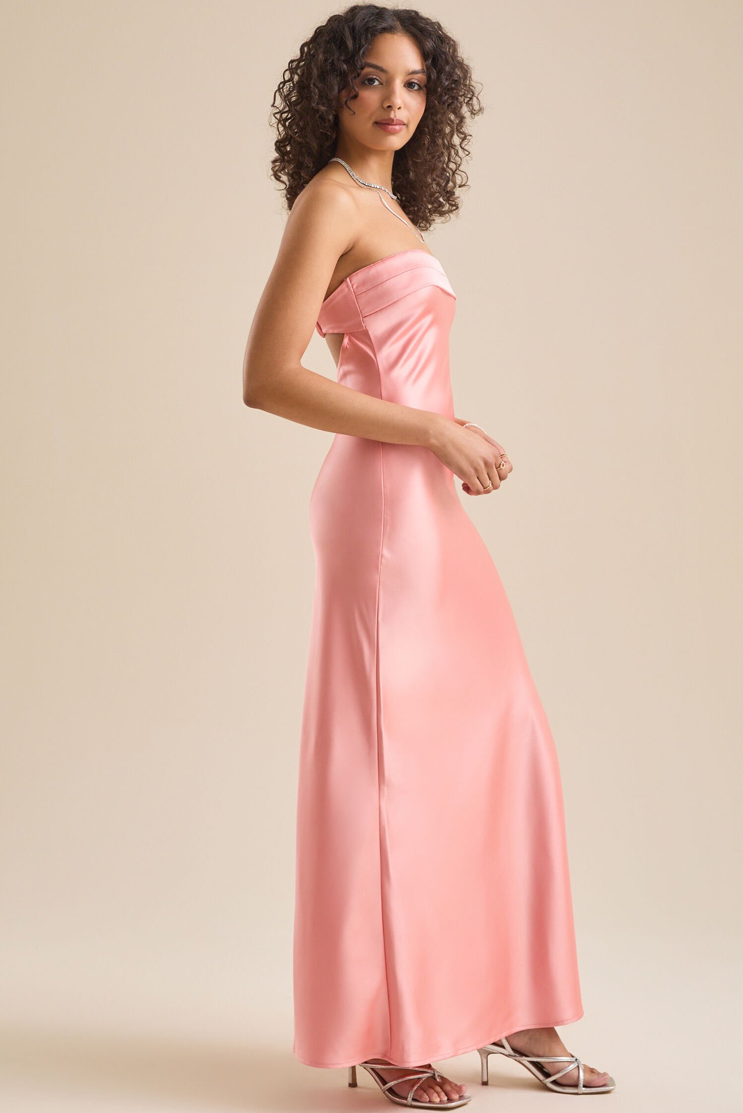 Altar'd State Paityn Strapless Maxi Dress