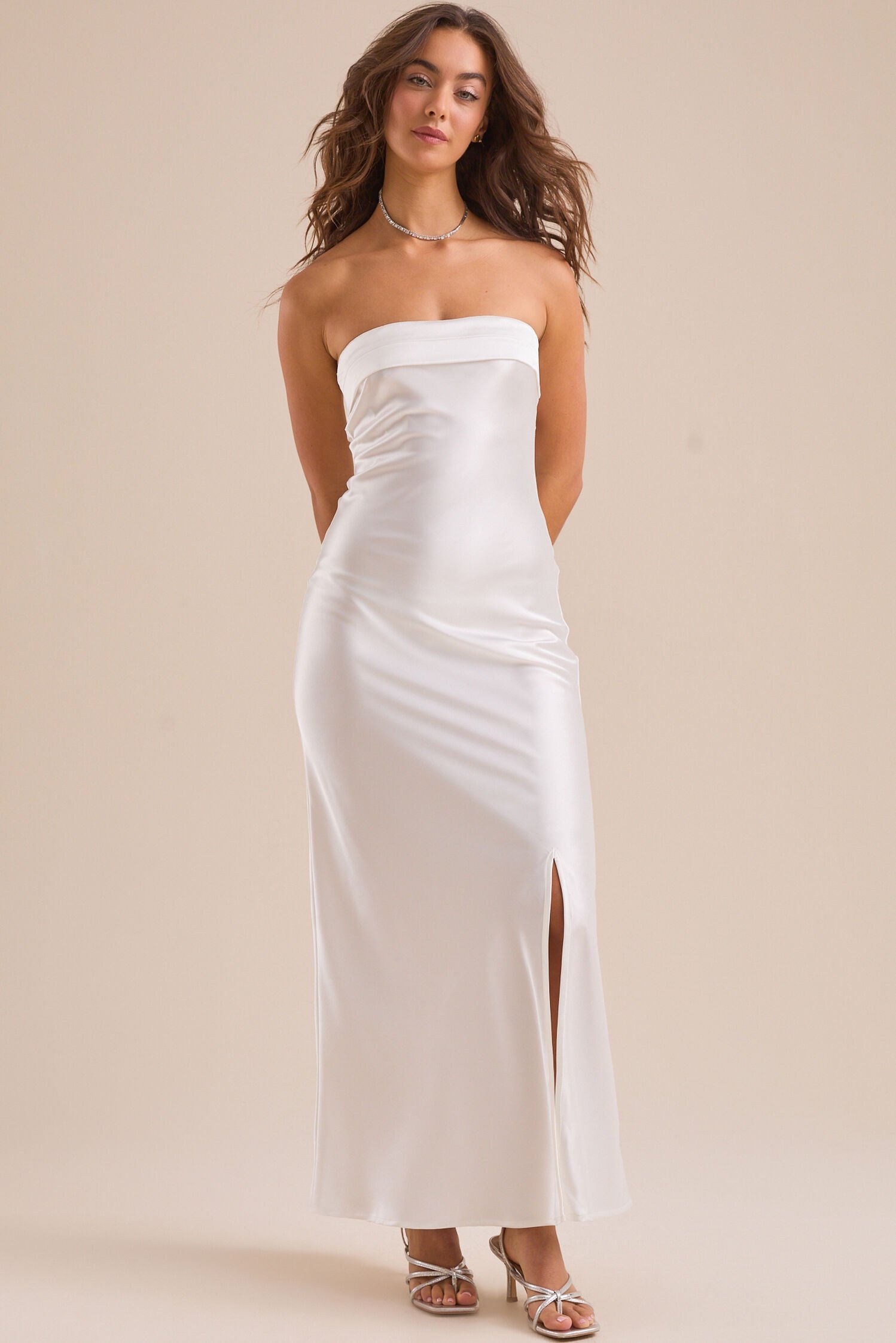 Altar'd State Paityn Strapless Maxi Dress