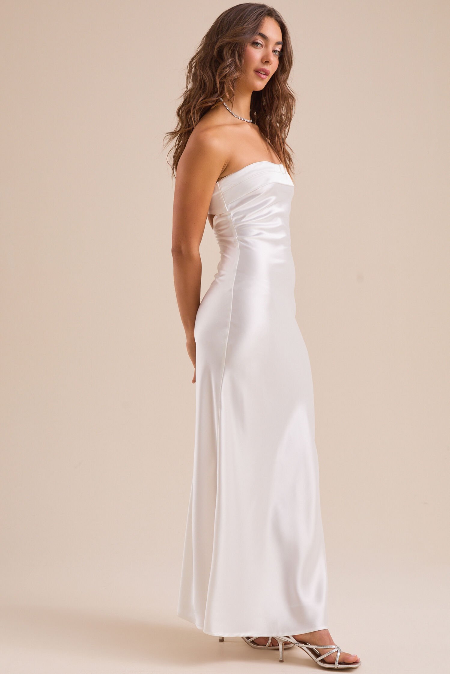 Altar'd State Paityn Strapless Maxi Dress