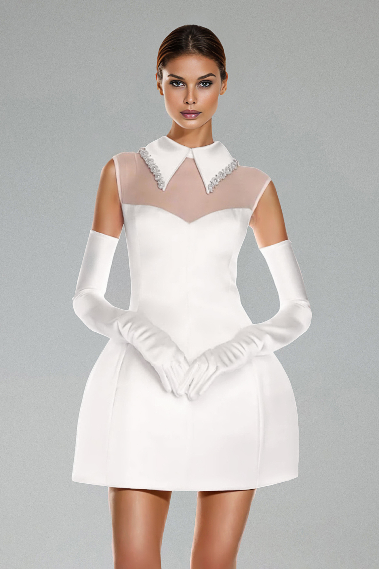 Seraphina Diamond Mini Dress