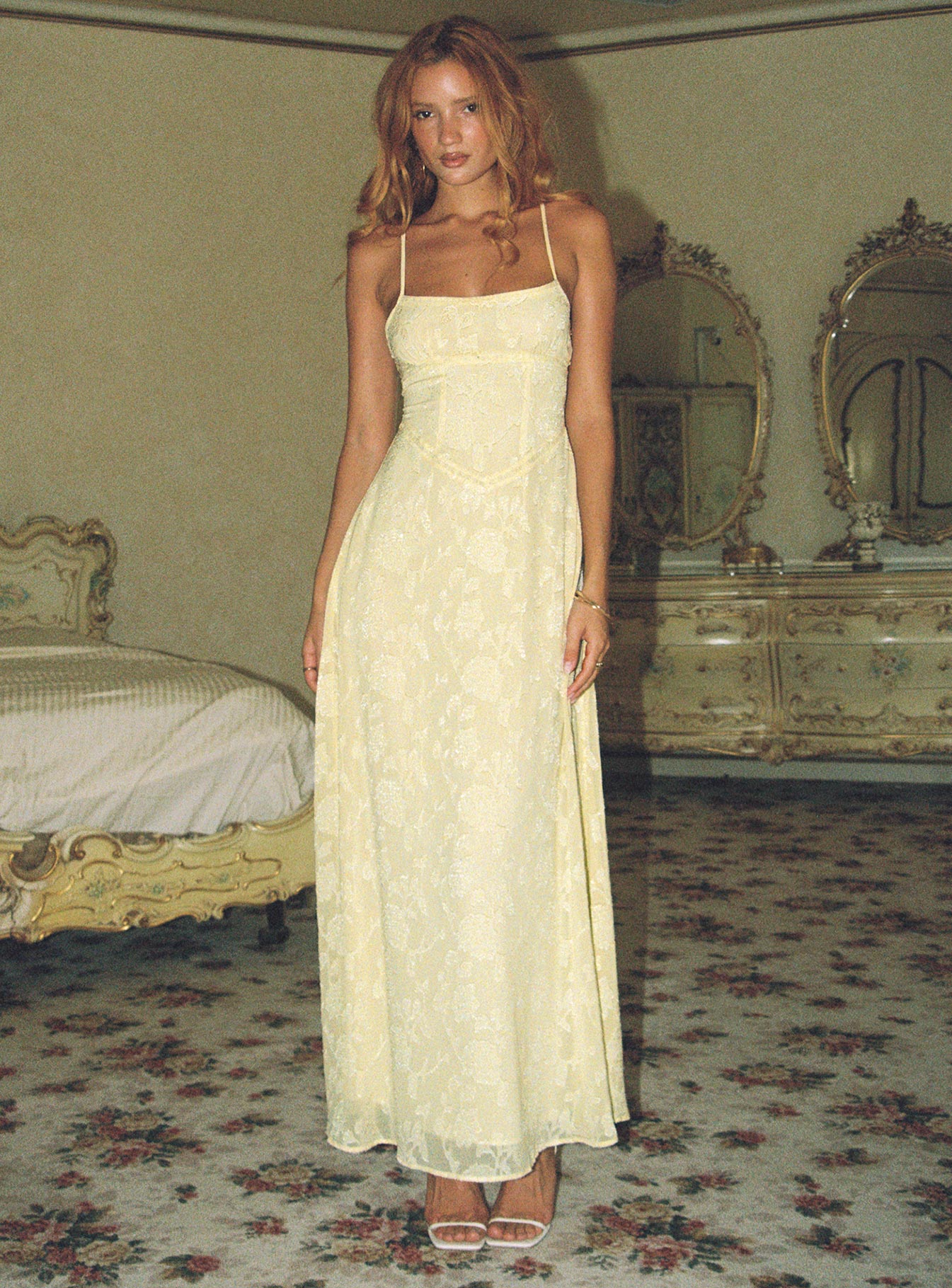 Princess PollySouth of France Maxi Dress Yellow