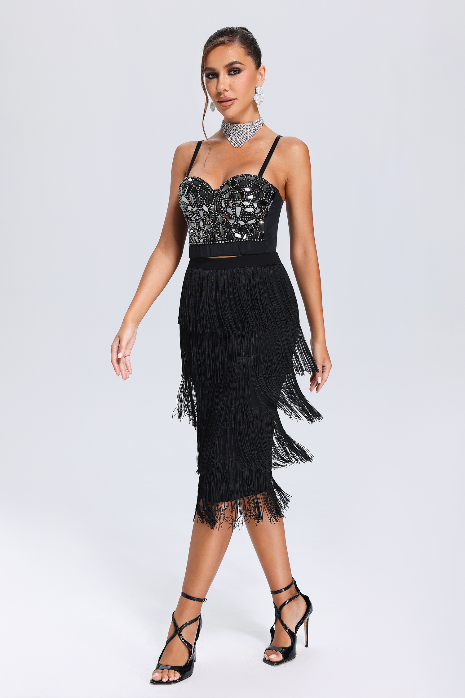 Zandy Mirror Tassel Set