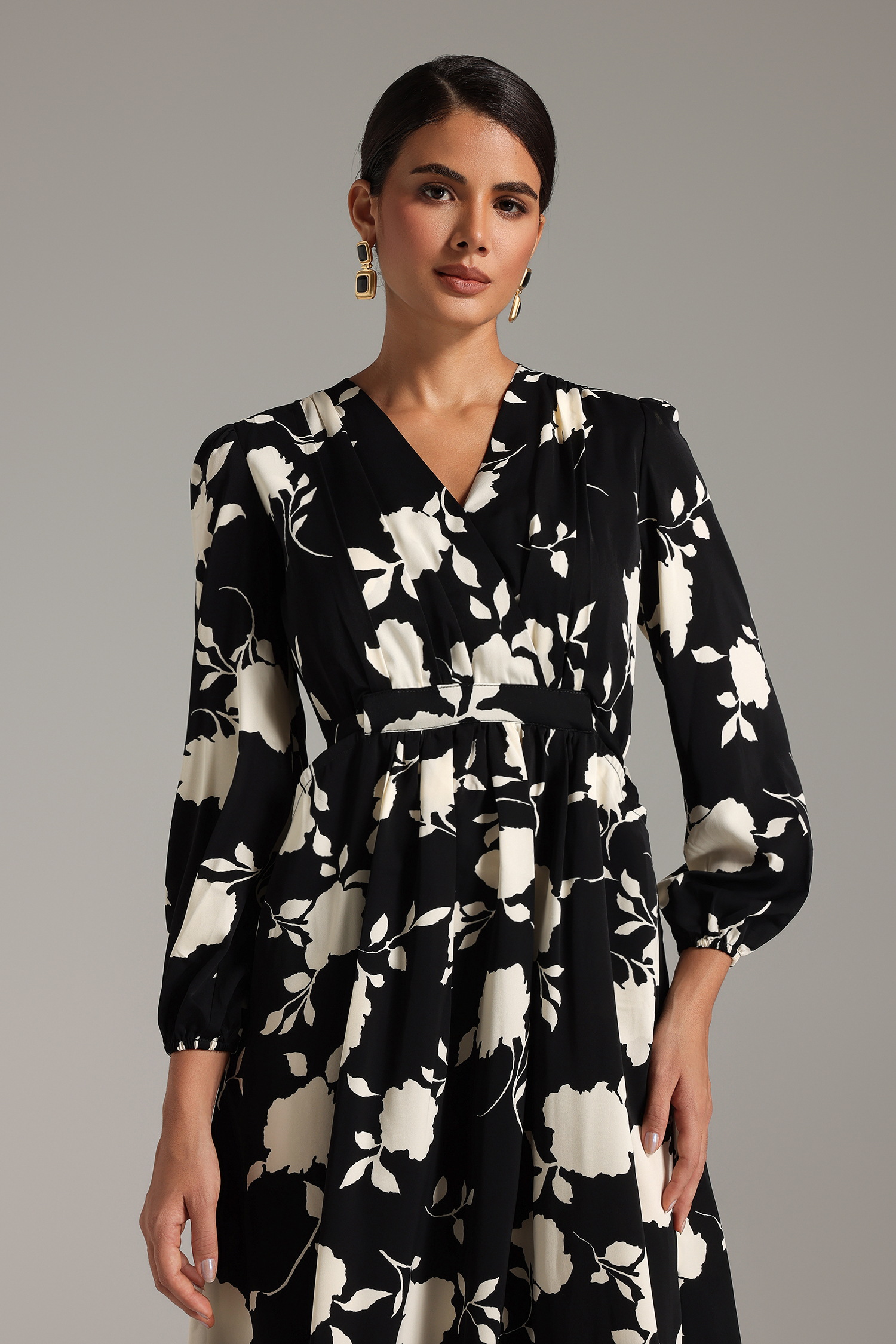 Saniyah Printing Maxi Dress