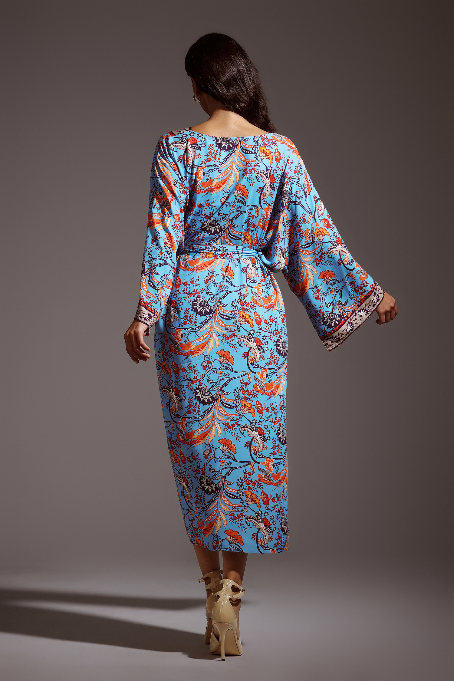 Rora Long Sleeves Maxi Dress
