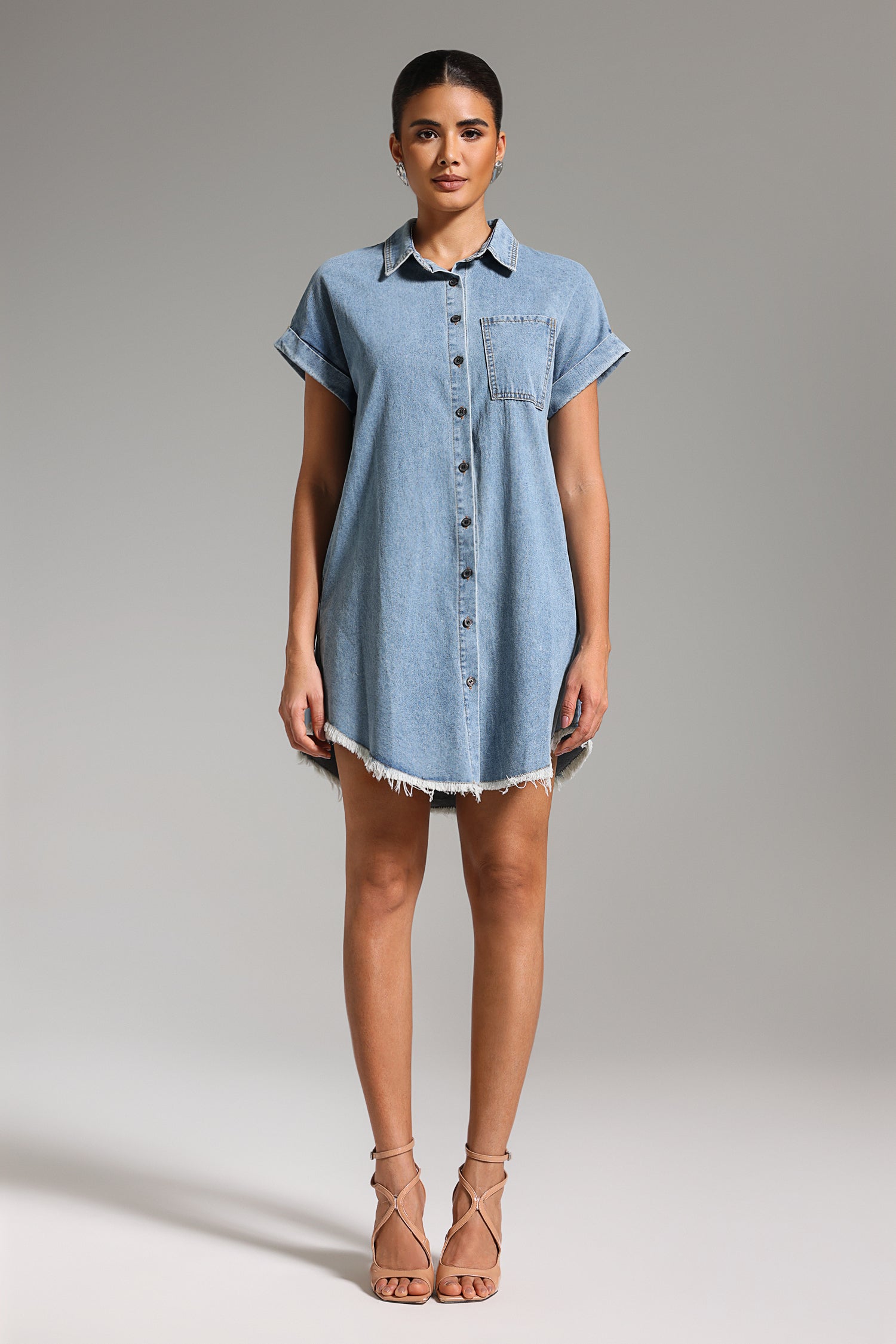 Clea Denim Mini Dress