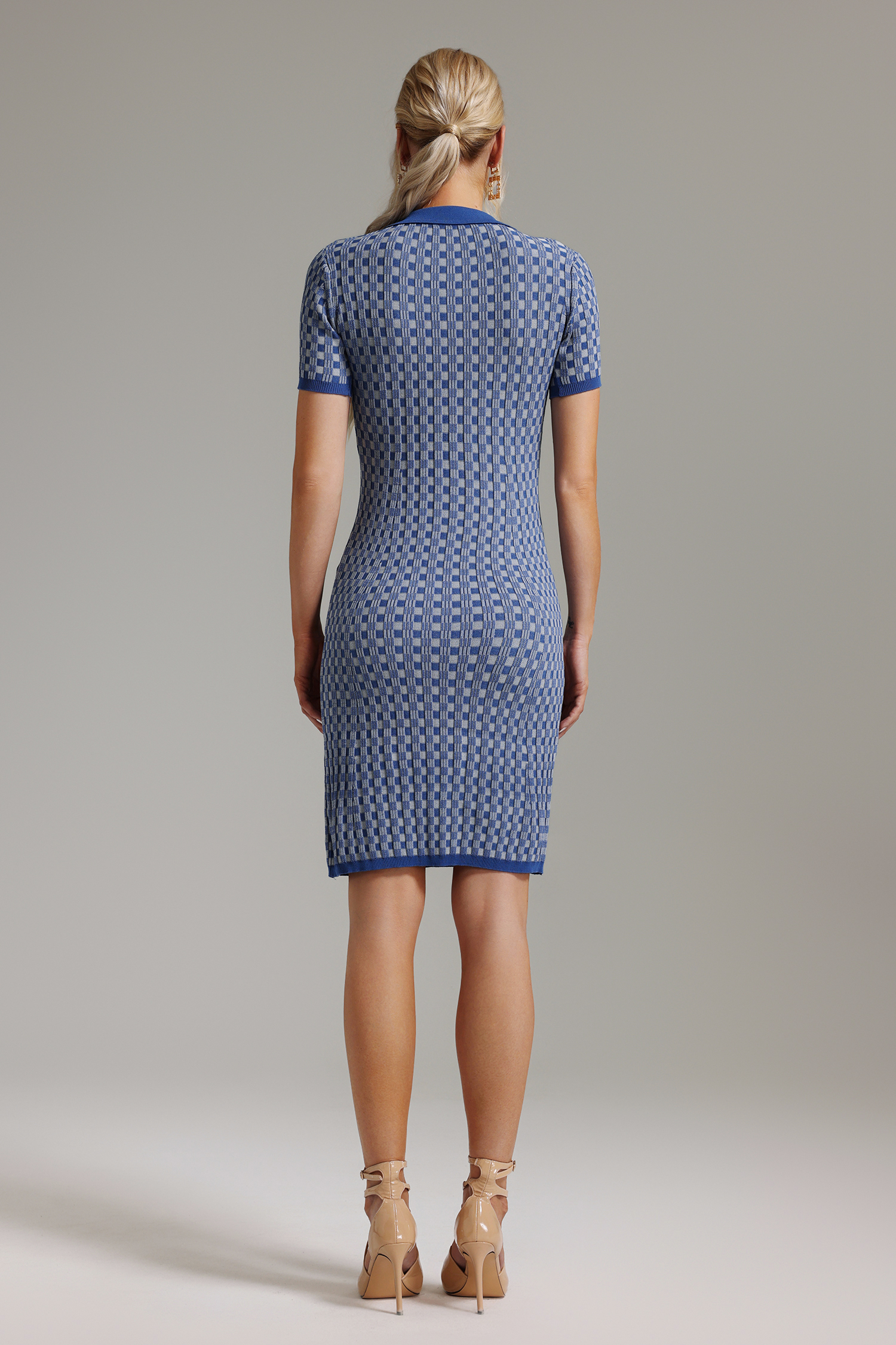 Delisy V-neck Knitted Dress