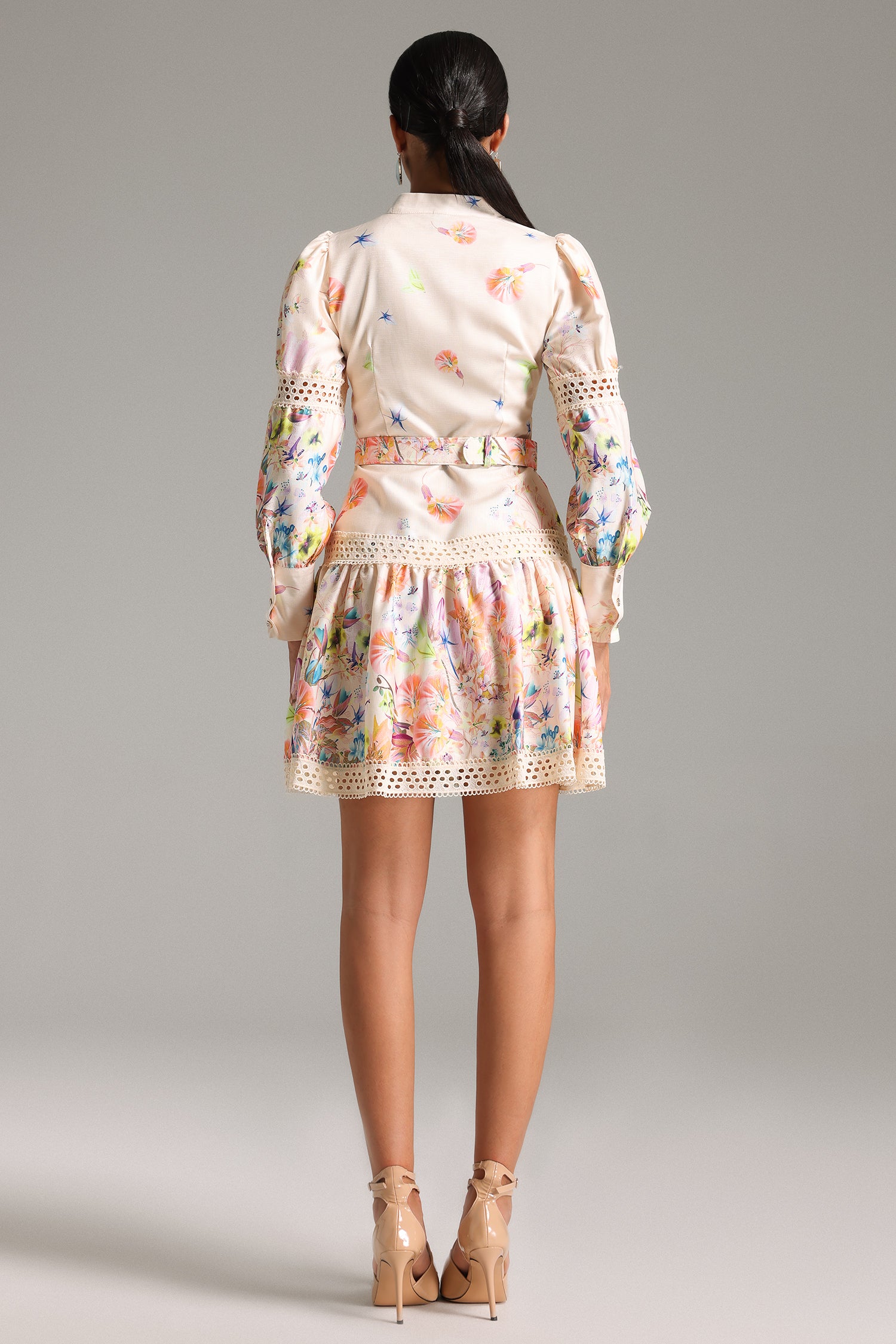 Demri Crochet Embroidery Dress