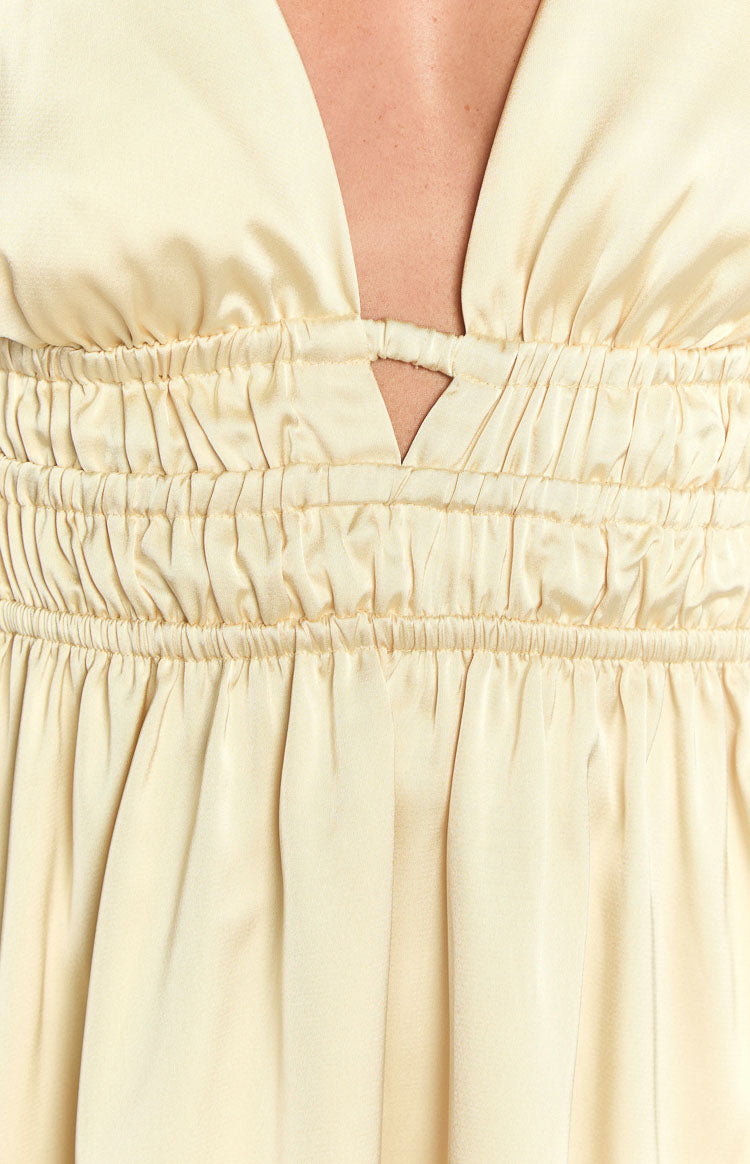 Genovia Yellow Mini Dress