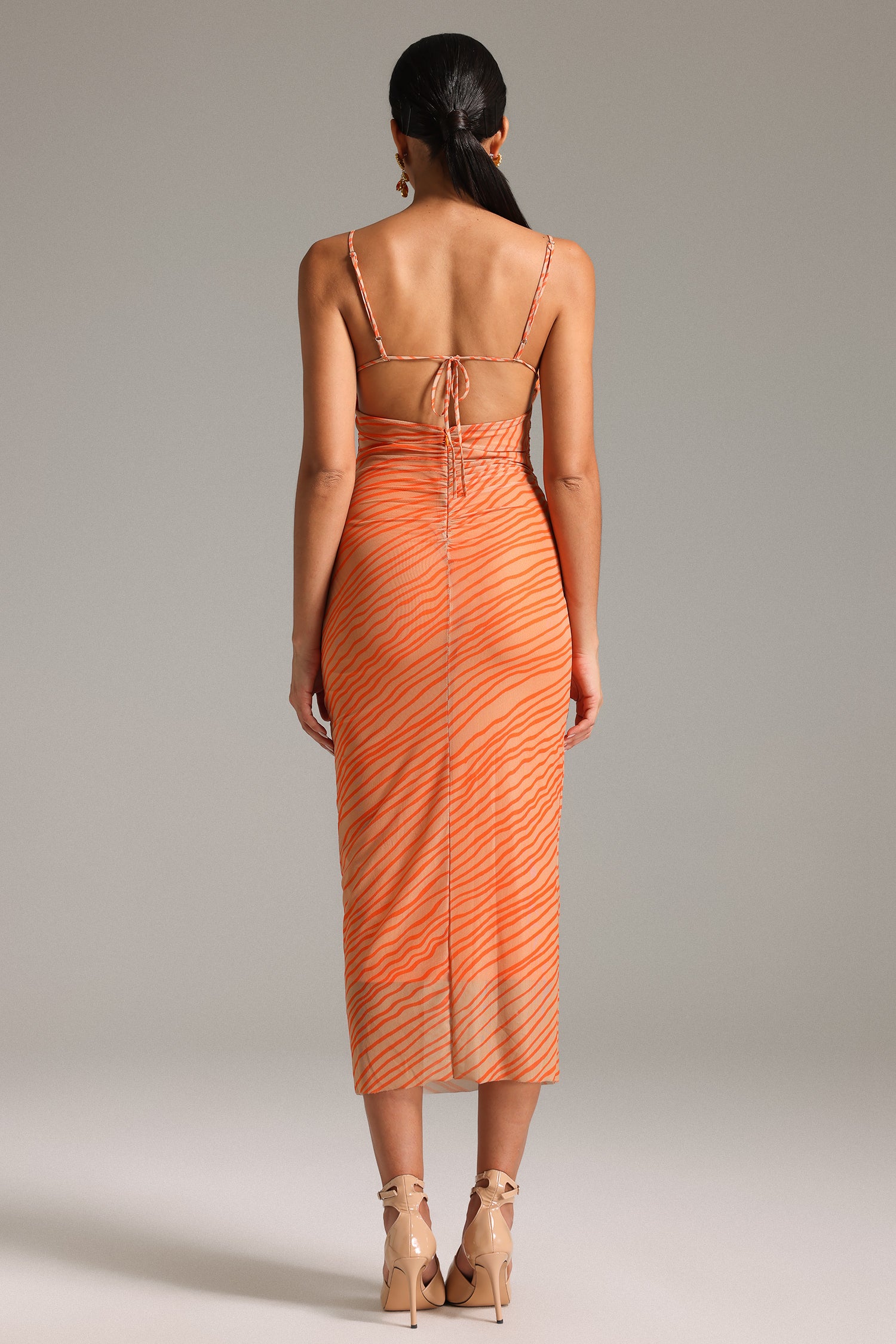 Ena Striping Printed Dress