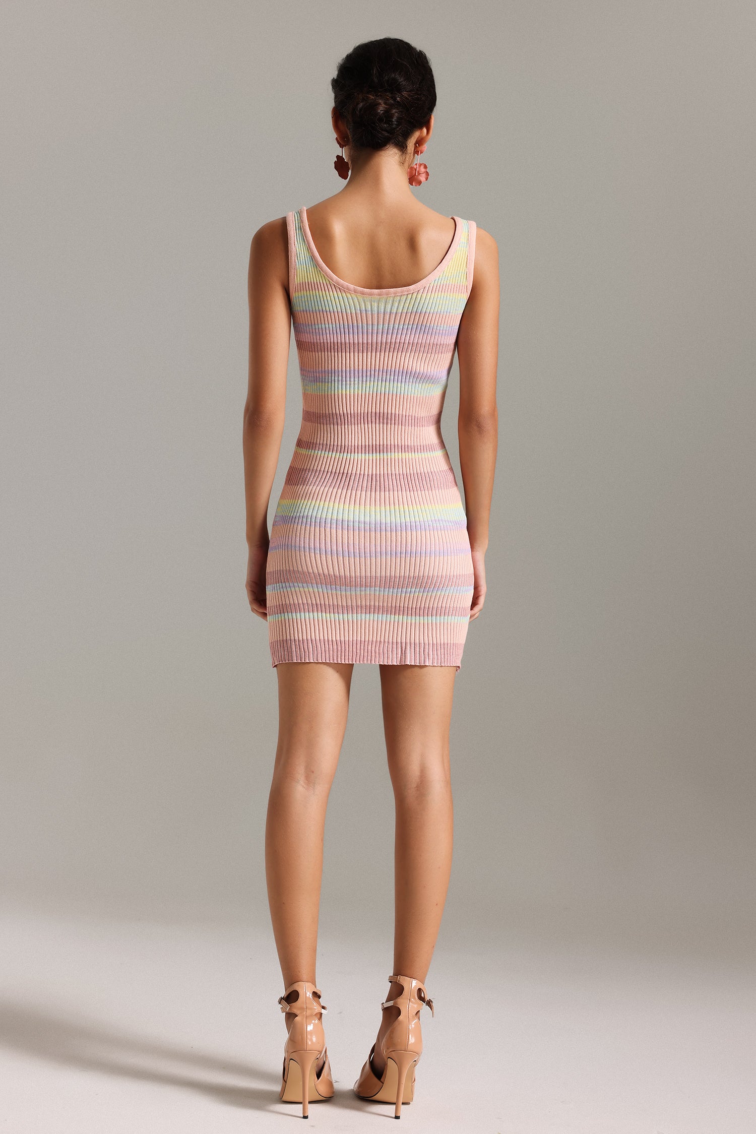Harli Stripes Knitted Mini Dress