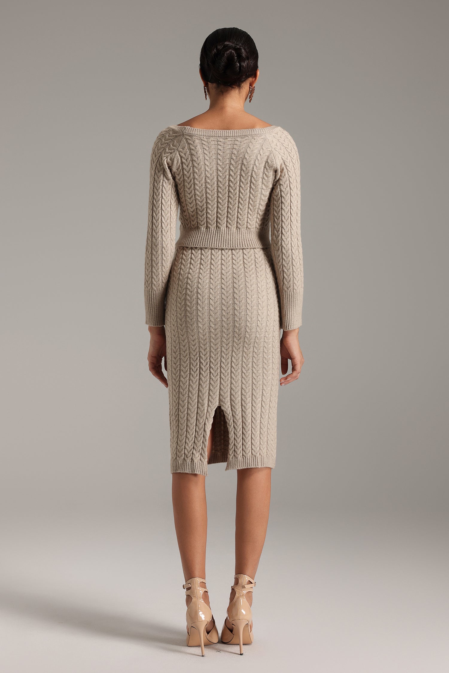 Hena Round Neck Knitted Set