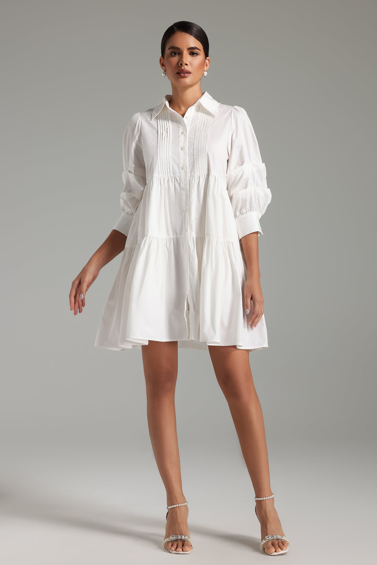 Henlina Shirt Mini Dress