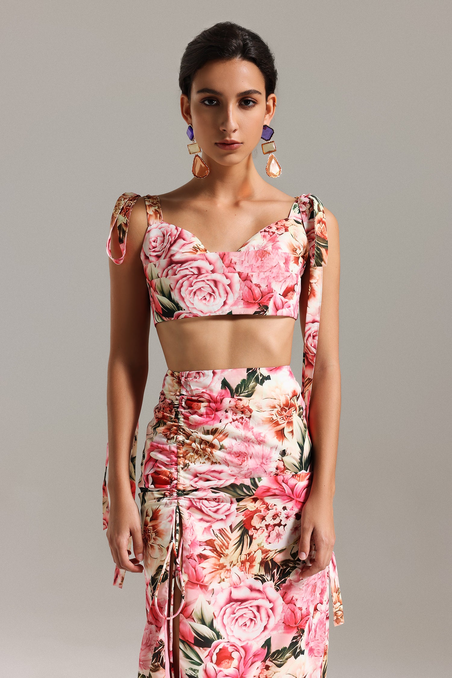 Icey Floral Printed Set