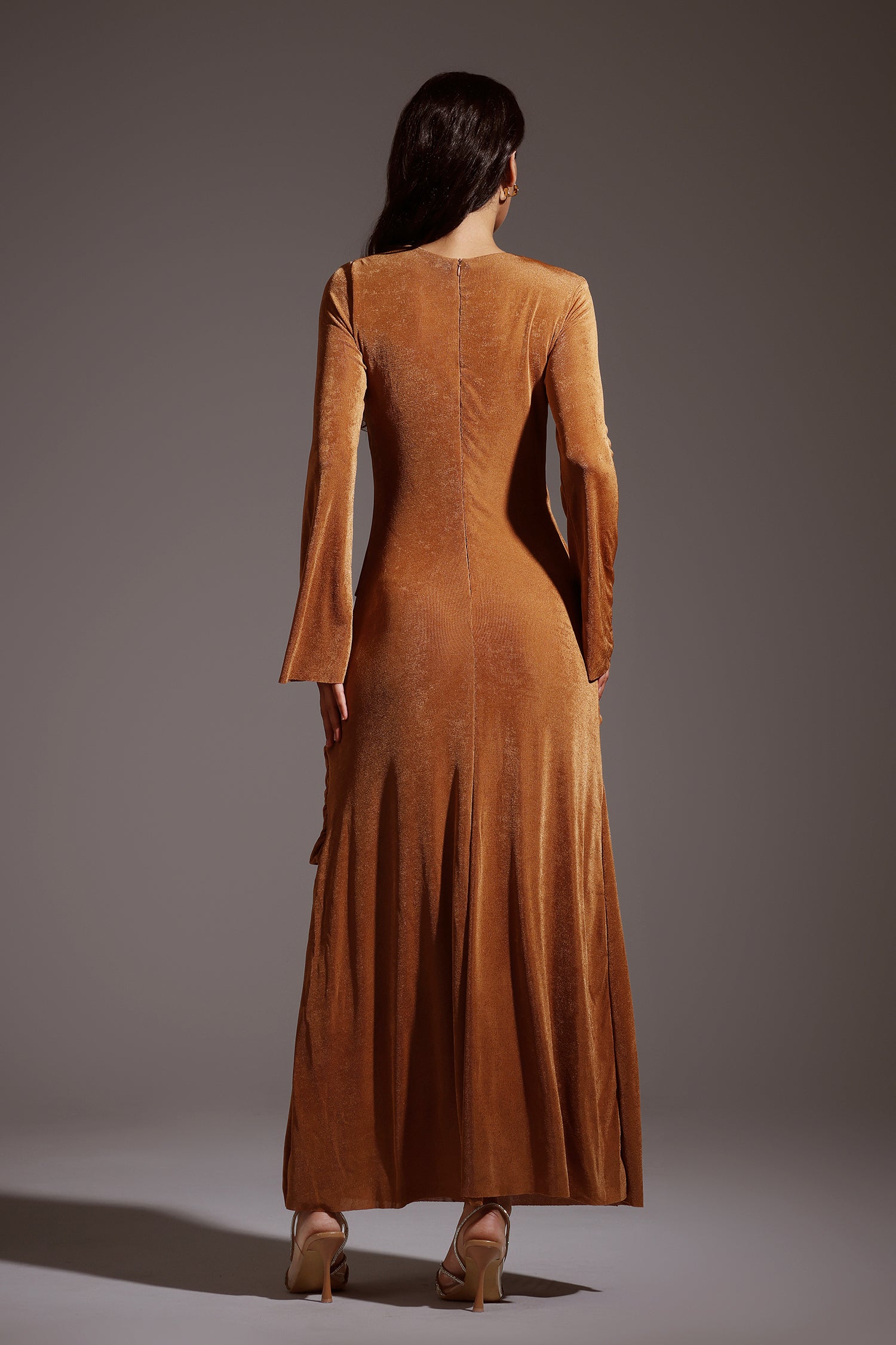 Joclyn Long Sleeves Maxi Dress