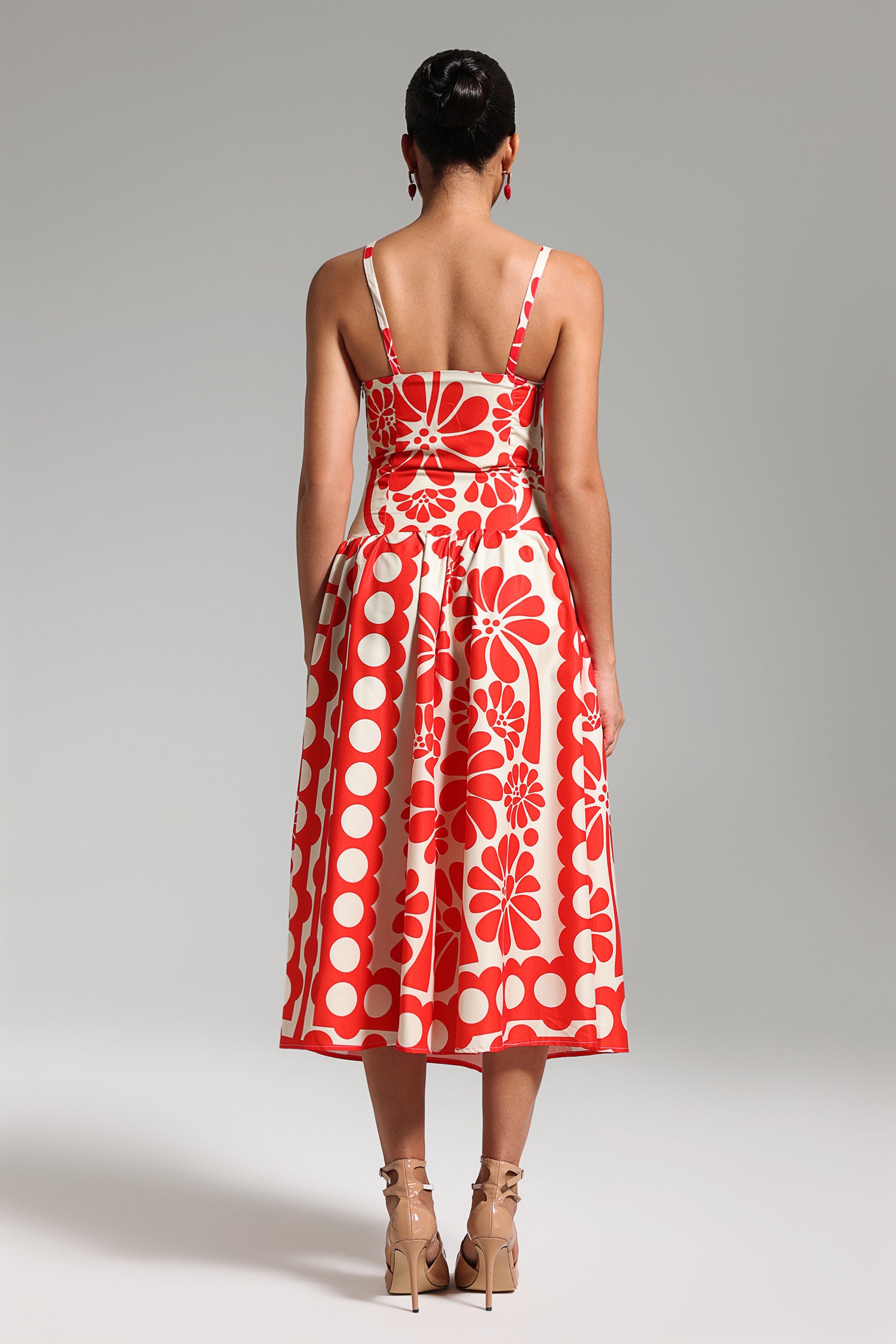 Jussi Halter Printed Midi Dress