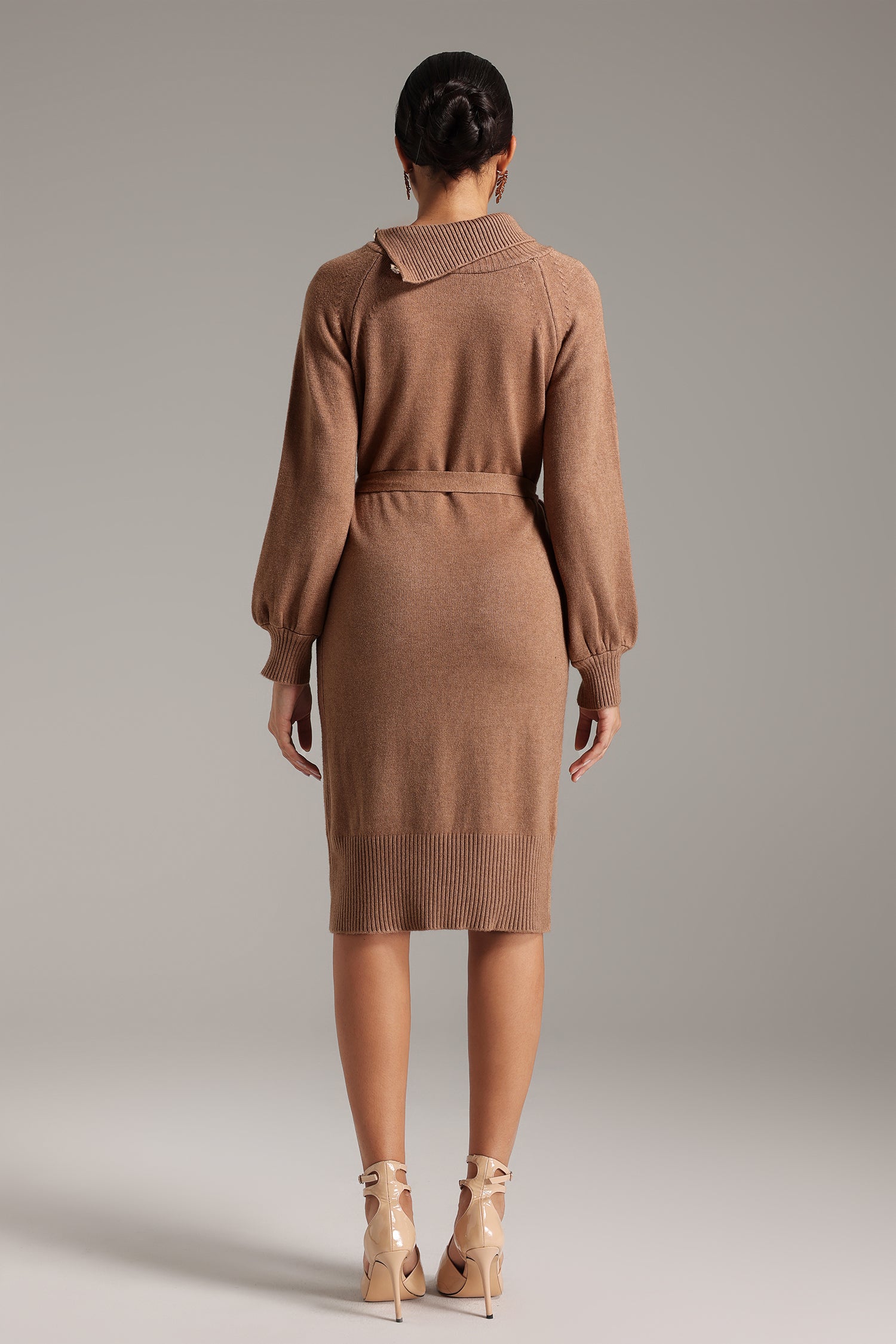 Kalie Turtleneck Sweater Midi Dress