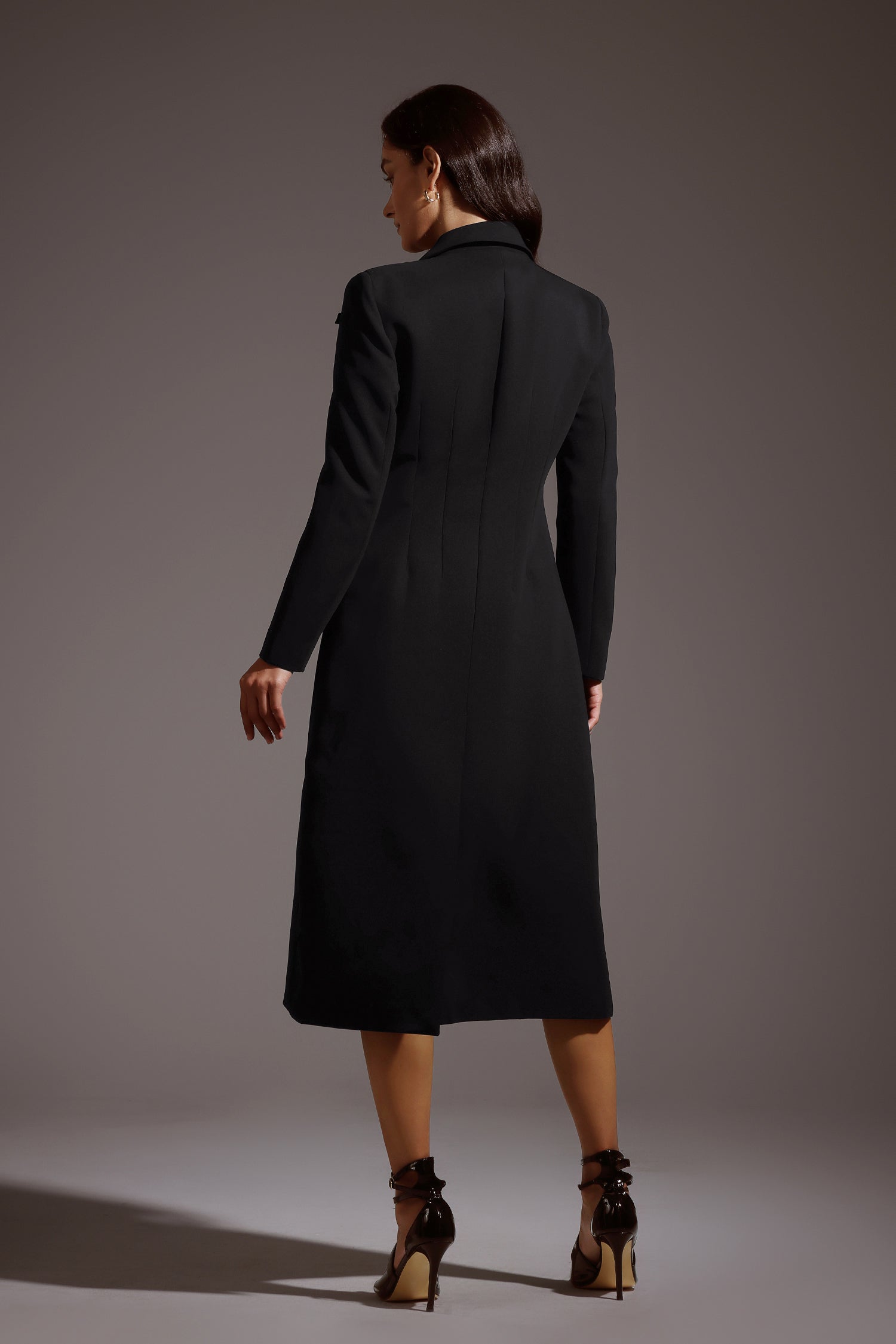 Kasuni Long Sleeves Maxi Business Dress