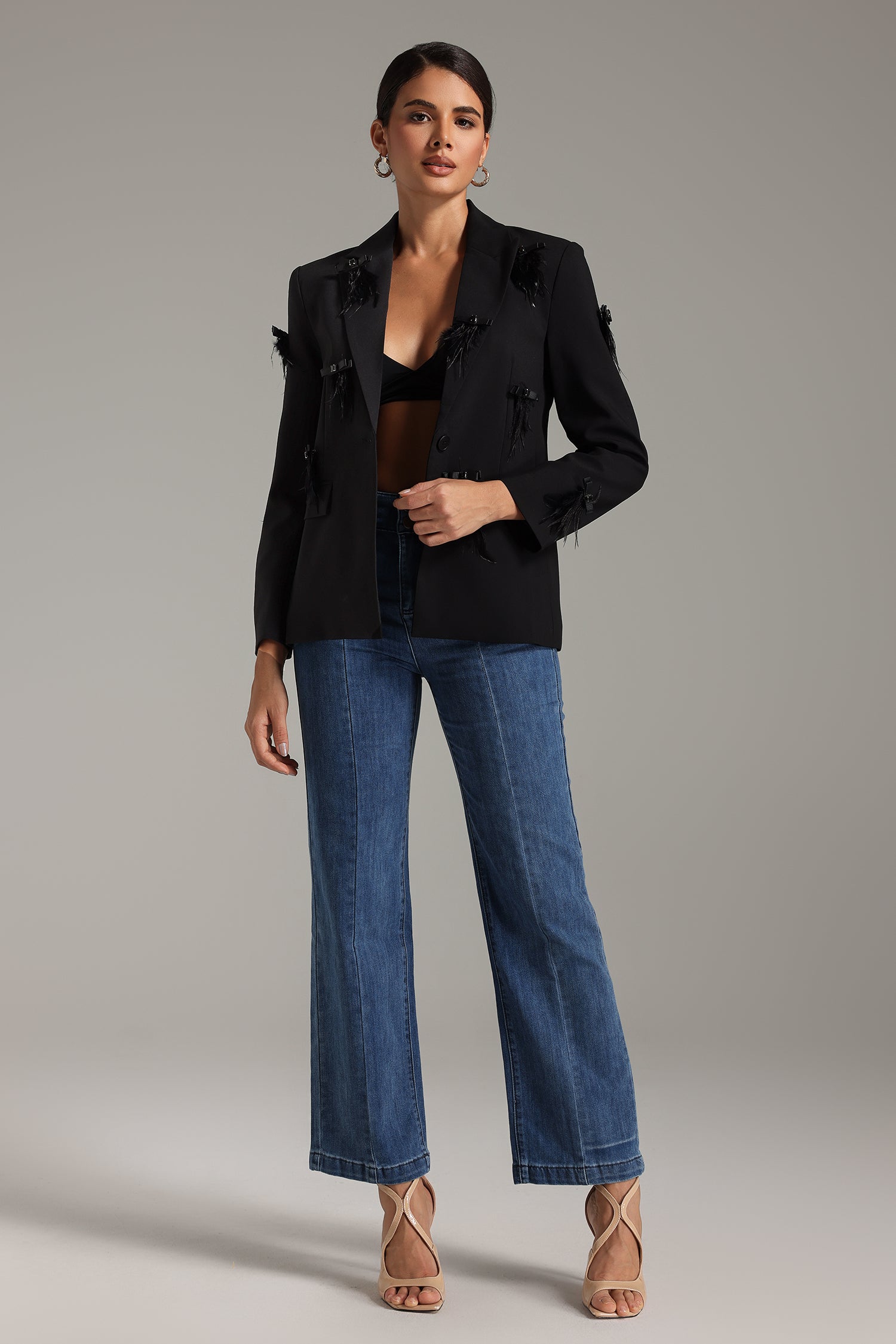 Pelze Feather Jacket