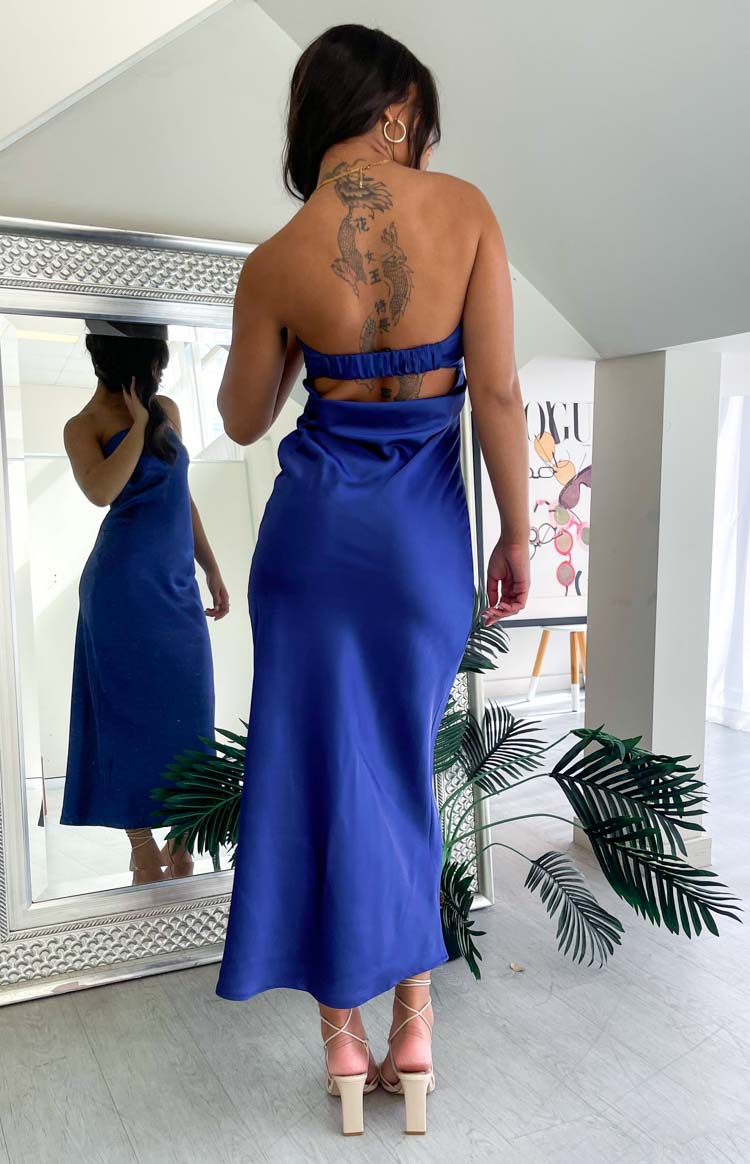 Maiah Navy Maxi Dress