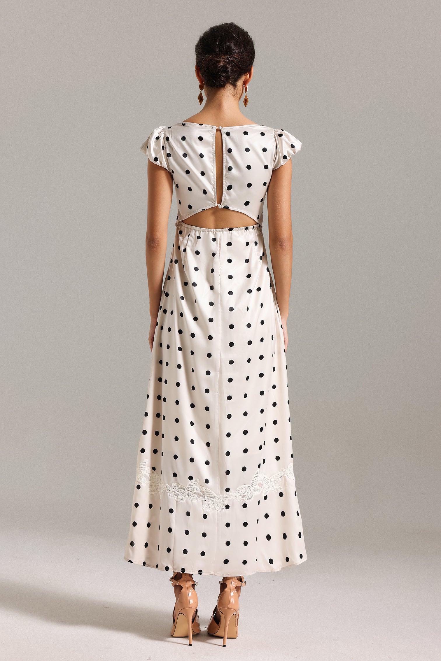 Martha Polka-Dot Maxi Dress