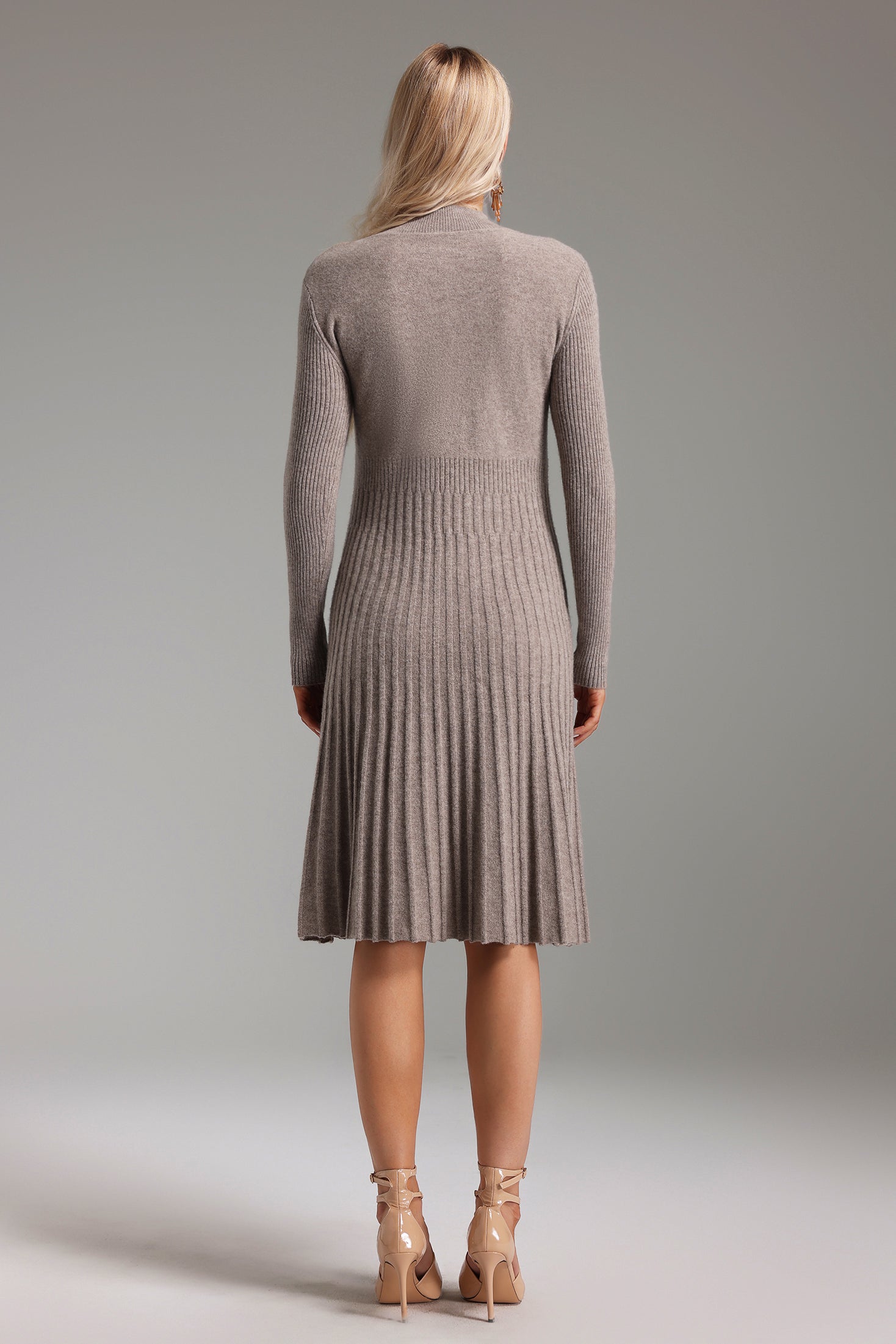 Nanon Long Sleeved Midi Dress