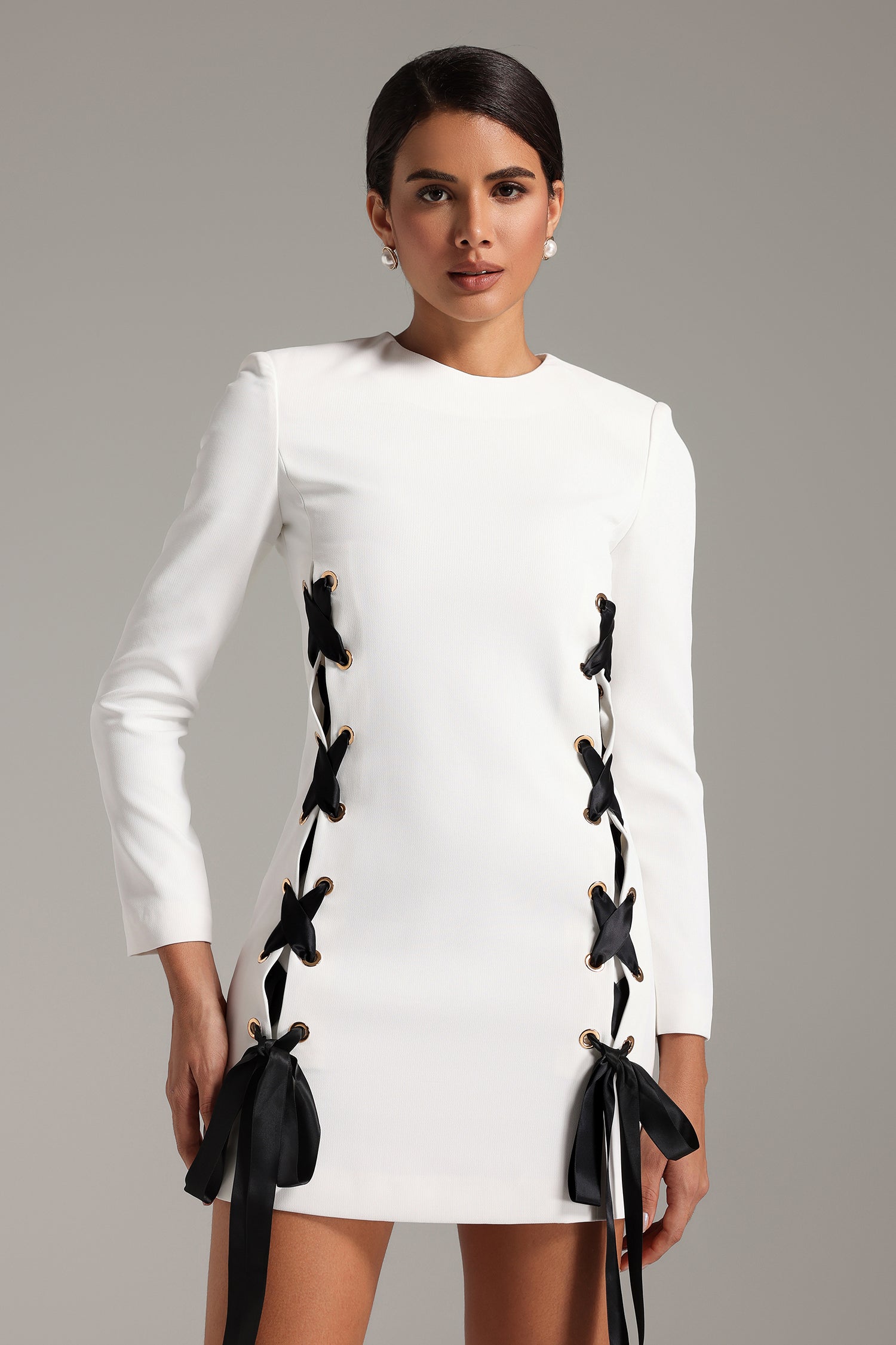 Neela Bowknot Mini Dress